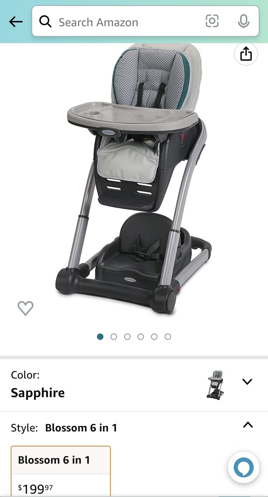 Graco Blossom in Convertible High Chair