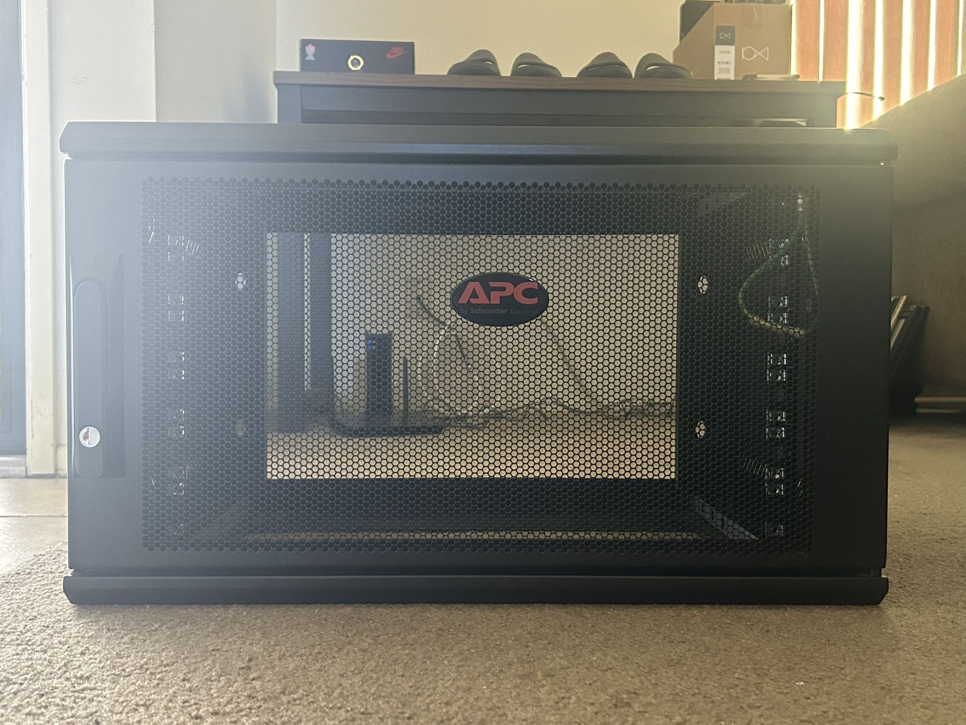 APC NetShelter 6U Wallmount Rack Enclosure Cabinet (400mm Depth)