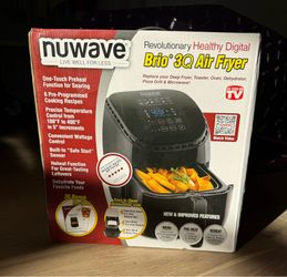 NUWAVE Brio 3-Qt Air Fryer, Black color