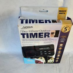7 Day 6 Event Outdoor Timer (Total of 8)