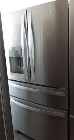 Whirlpool 4-Door Stainless Steel Fridge
