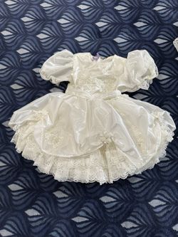 Girls White Baptism/wedding Dress