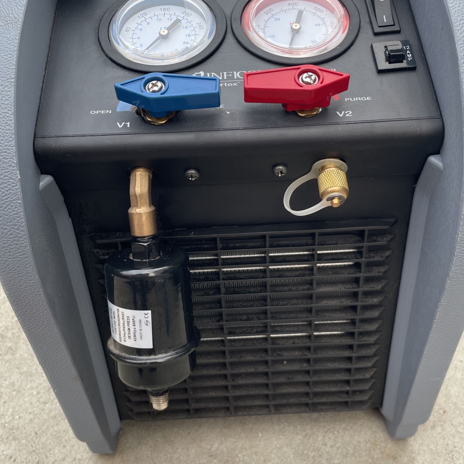 Inficon Vortex Dual HVAC Refrigerant Recovery Machine, 45 OFF