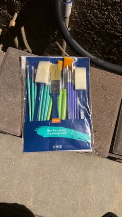 25-Piece Paint Brush Set