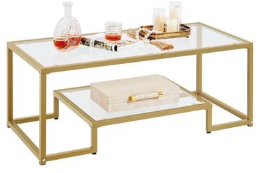 BRAND NEW GOLD COFFEE TABLE