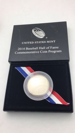 2014-D Baseball Hall of Fame Clad Half Dollar in Original Packaging