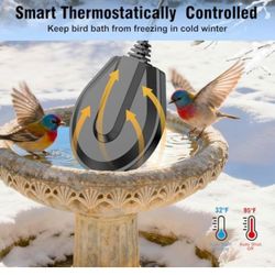 Bird Bath Heater Dog Bowl