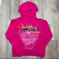 Pink Sp5der Hoodie