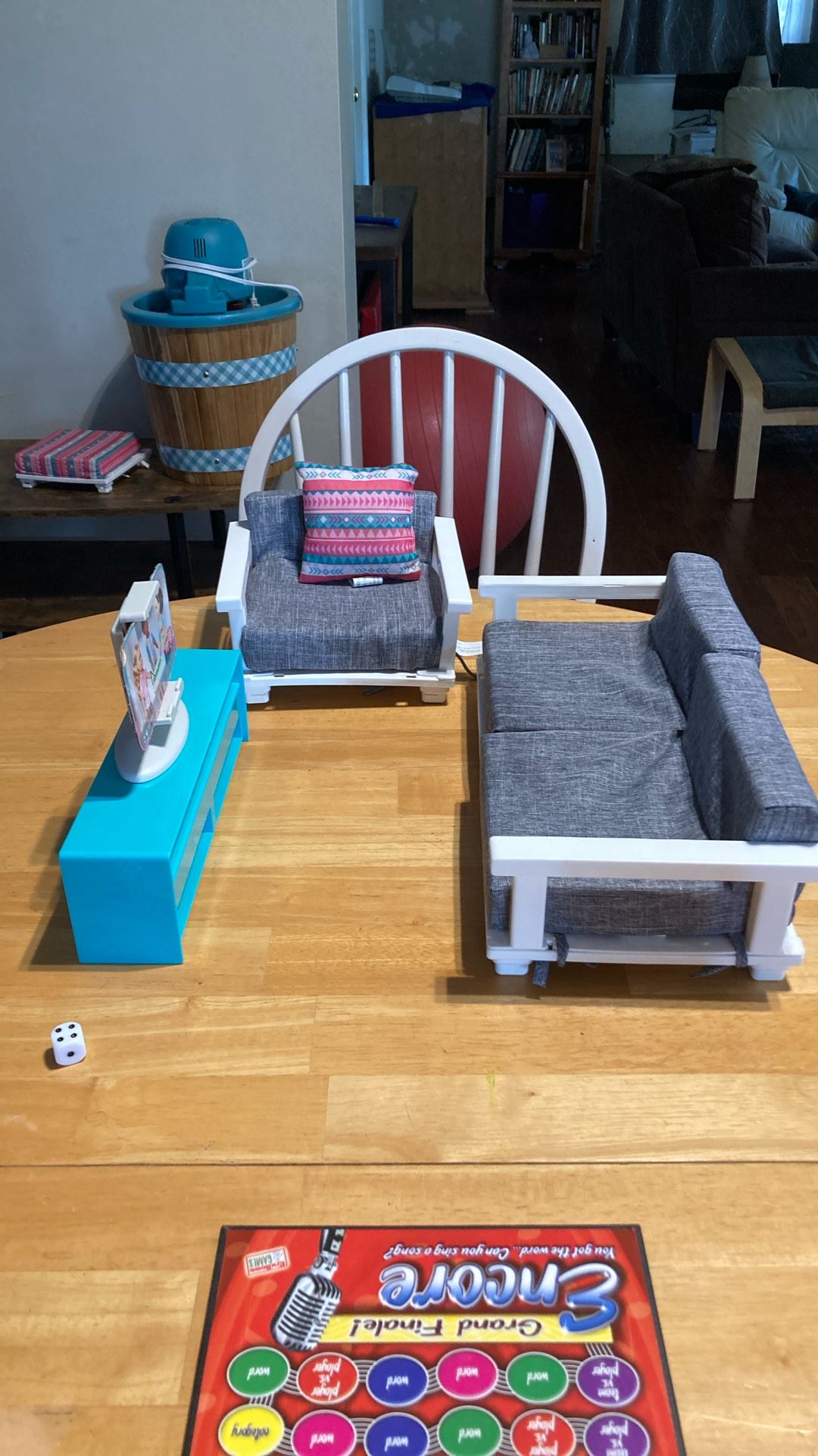 My life as doll living room set