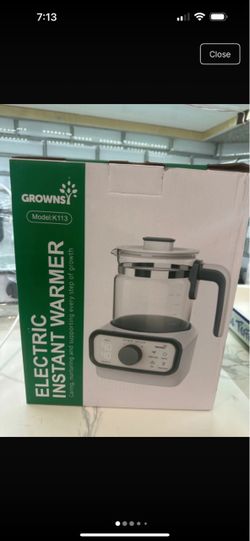 Electric instant water warmer