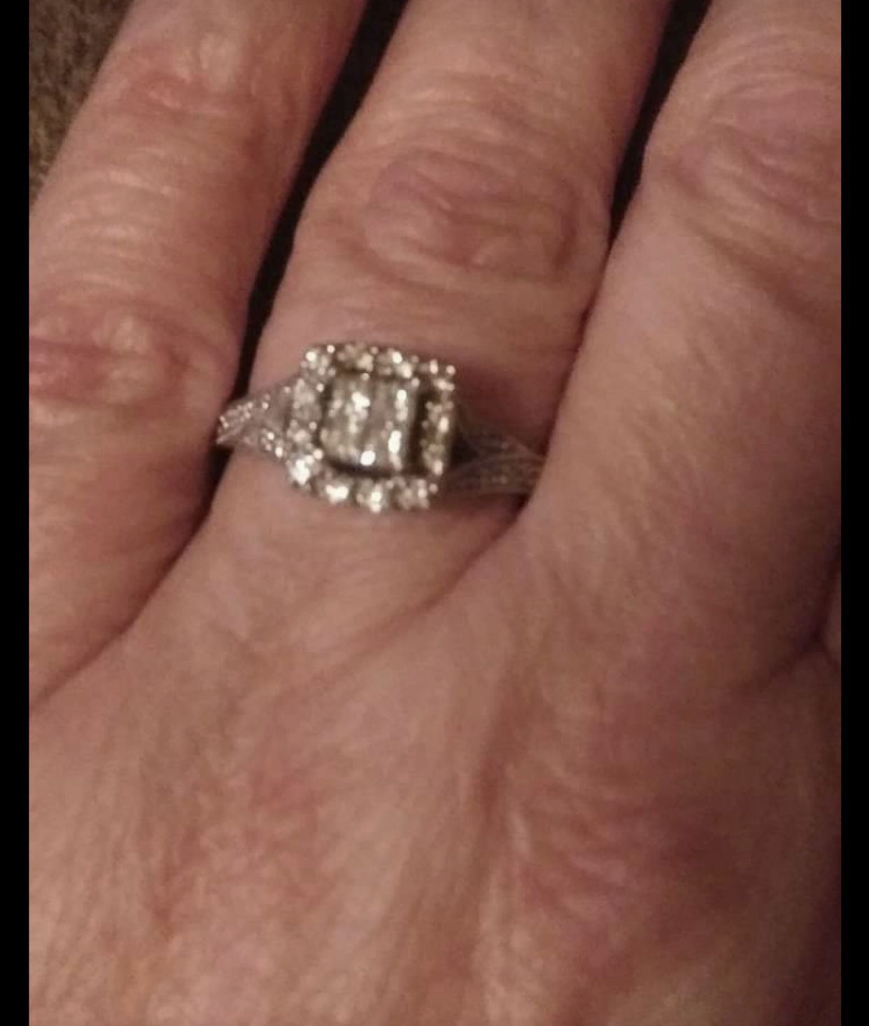 Size 7 engagement ring