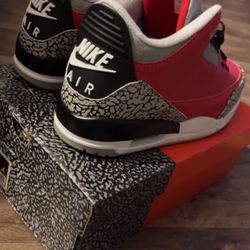 Jordan 3 Red Cement