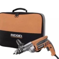 NEW!! RIDGID 8 Amp Corded 1/2 in. Heavy-Duty Variable Speed Reversible Drill