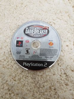 NCAA GameBreaker 2004 Playstation 2 Demo Game PS2