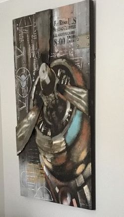 Wood and metal artwork