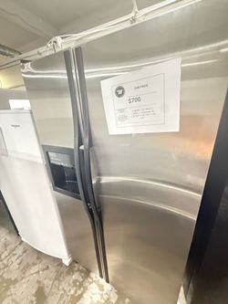 GE Profile Side-by-Side Stainless Steel Refrigerator