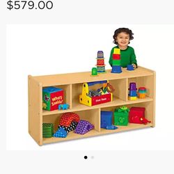Heavy duty toy shelf