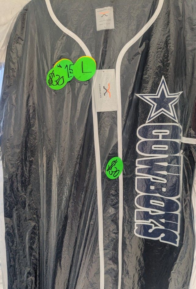 Cowboys Baseball Style Jerseys 