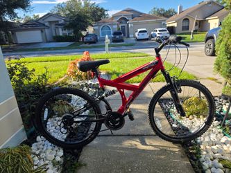 🚵 Dynacraft Gauntlet 24" Mountain Bike, Red, Ages 12+