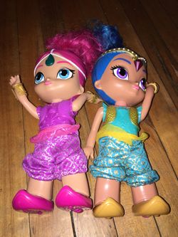 Shimmer and shine dolls