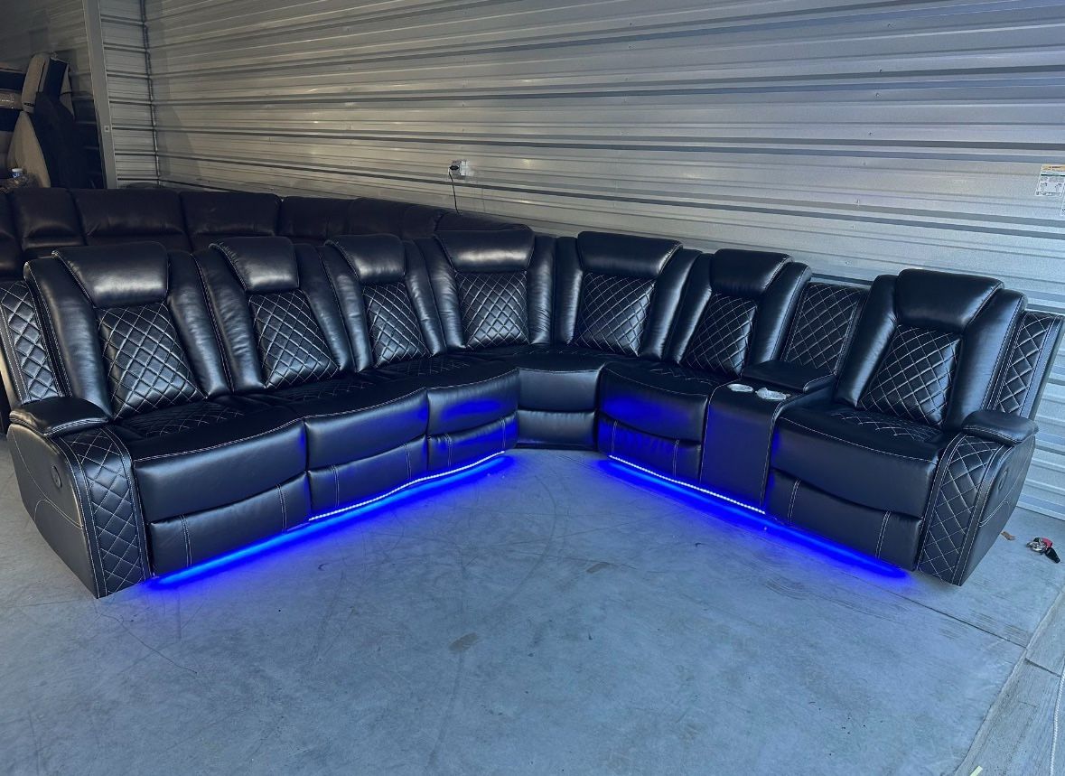 Brand New Power Reclining Sectional Couch