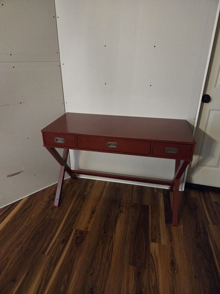Red Desk And Chair