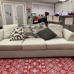 Used couch… Lots Of Life Left In It Beige Off White