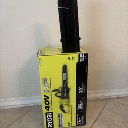 Brand New Chainsaw With Battery And Charger