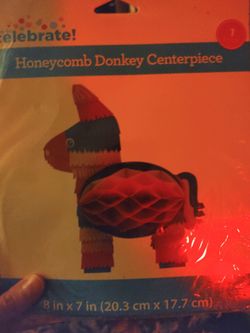 Celebrate! Honeycomb Donkey Centerpiece