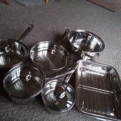 New Stainless Steel Cookware Set 