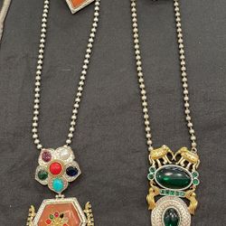 German Silver Jwelary On Sale. Rings $7 and 10 For 2 Rings. Bangles $10 For Pair Necklace  Starting From $10 Upto $25