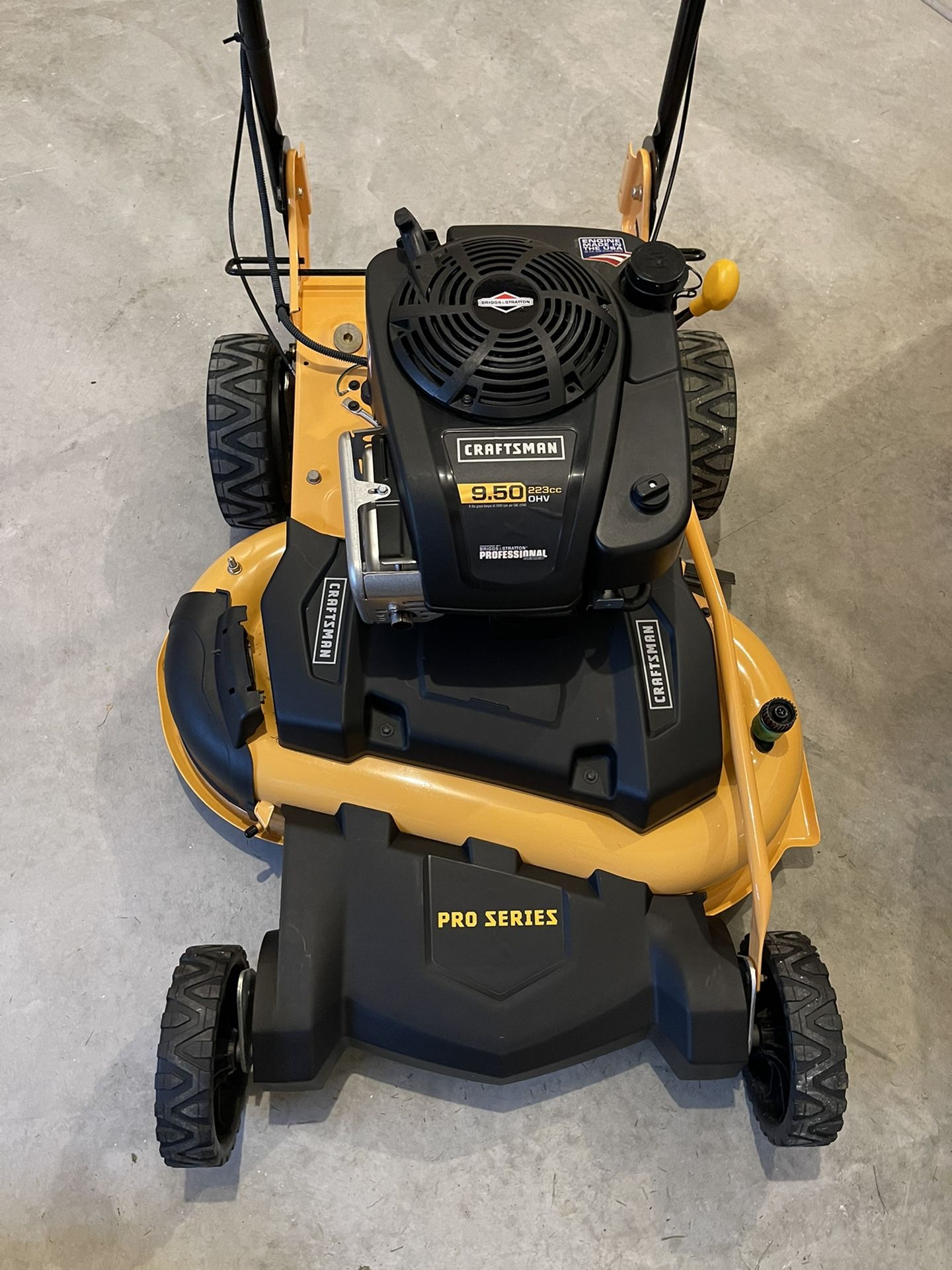 Craftsman ProSeries 39790 223cc 28" Rear Wheel Drive Lawn Mower with Striper Kit