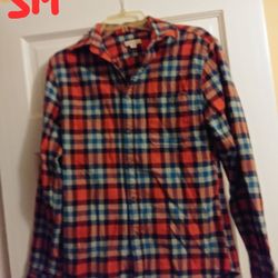 Ladies Size Sm. Flannel Shirt