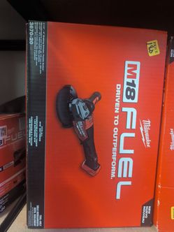 Milwaukee M18 fuel  4-1/2-6" braking grinder paddle switch