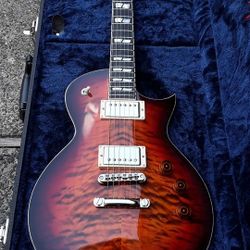 ESP USA 2018 Eclipse Tiger Eye Sunburst
