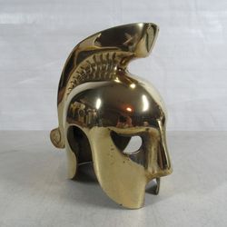 Trojan Spartan Gladiator Solid Brass https://offerup.com/redirect/?o=VnRnLk1pbmk= Replica Helmet 8" Tall
