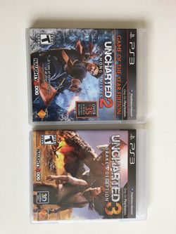 PlayStation PS3 uncharted 2 & 3 collection games