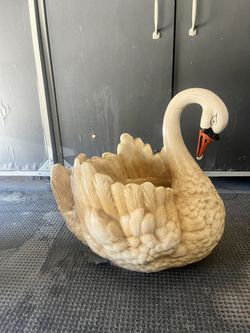 Vintage Swan Planter 