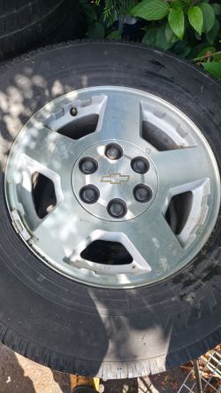 OEM 17" Chevy Truck Wheels & Toyo Tires (6-Lug) - Individual Spares or Trio