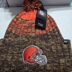 Cleveland Browns 47 Brand Beanie $34 Retail 
