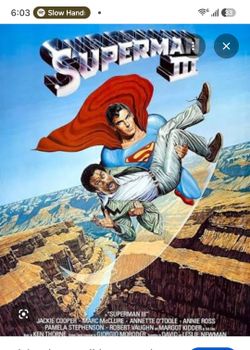 Original Superman Movie Poster 1983