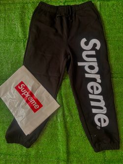 Supreme black jogger pants