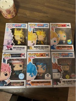 Pop NBA, Star Wars, goku, Naruto