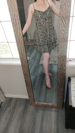 Summer floral ruffle dress