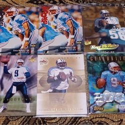 Steve McNair 6 Card Lot ROOKIE Insert Tennessee Titans Alcorn state 