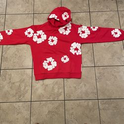 Denim Tears Hoodie “Red” Medium 