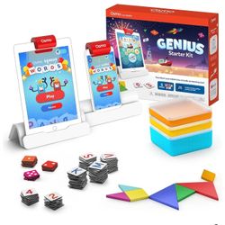 Osmo Genius Starter Kit for iPad & iPhone – STEM Learning Games (Ages 6-10)