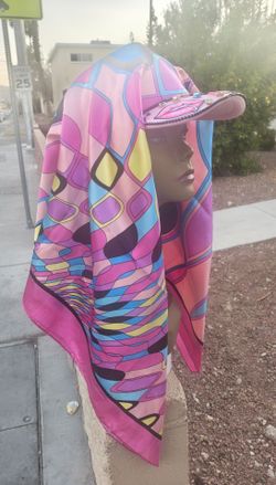 Custom Silk Scarf Hat.