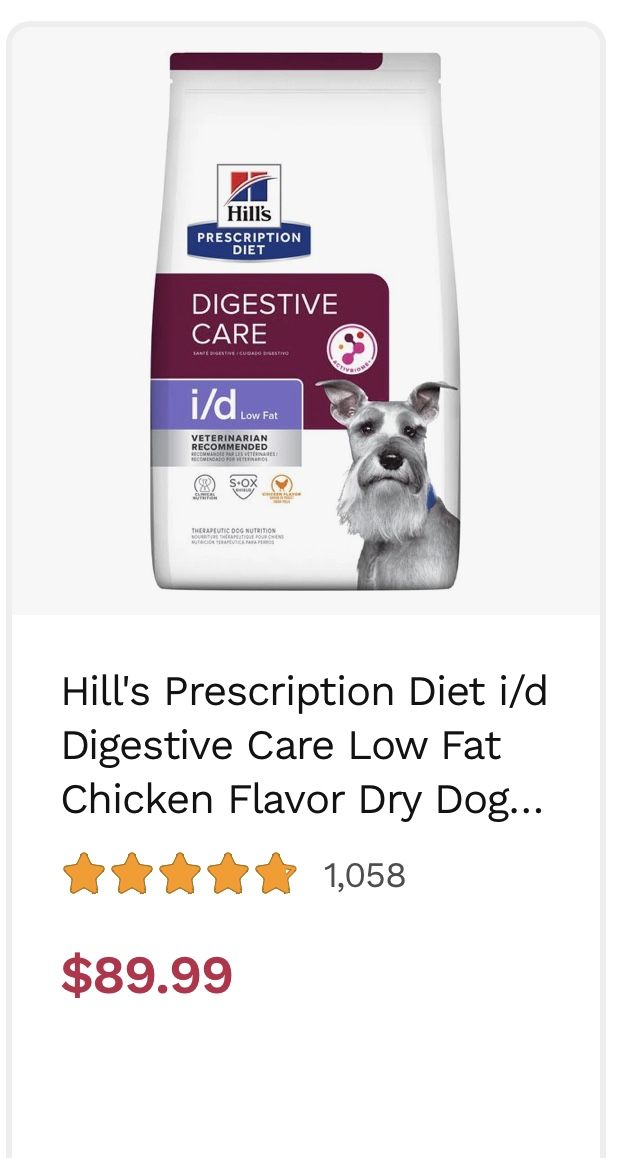 Hills i/d Prescription Digestive Dog Food