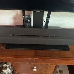 Yamaha YAS-107BL Sound Bar with Dual Built-In Subwoofers & Bluetooth Black